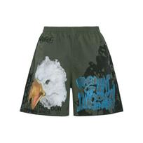 Travis Scott X Fragment Design Cactus Jack Eagle Letter Print Casual Shorts Men shorts Military-Green CJFN-SS32 S