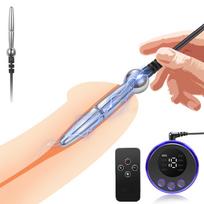 SuperLove E-Stim Cock Torture Set Bipolar Penis Plug Small