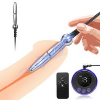 SuperLove E-Stim Cock Torture Set Bipolar Penis Plug Medium