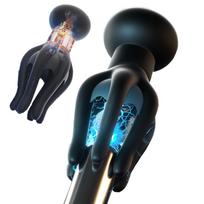 SuperLove E-Stim Octopus Tentacle Vibrating Penis Massager Black