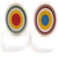 KD Willmax Board Striker Indoor Game Striker Accessories Set of 2 Used in National & International Carrom Tournament (MMI) orange