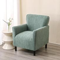 Stripe Jacquard Club Chair Cover Spandex Tub Armchair Slipcovers Elastic Single Couch Protector Covers for Living Room Bar Hotel