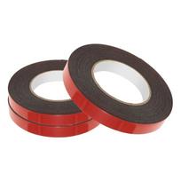 Dvipusė putplasčio kempinės juosta Dvipusė lipni putų juosta montavimui 15mm&10m&1mm juoda
