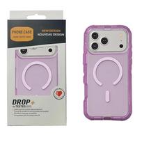 Military Armor OTT-Box Magnetic Clear Case For IPhone 17 16 15 14 Plus 13 12 Pro Max For MagSafe Rugged Drop Protection Cover iPhone 15