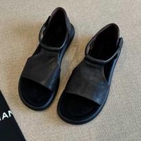 Nišiniai Retro stiliaus batai Romėniškos sandalai Vasarinės Minkštapadės sandalai 39 gray