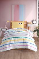 L'essentiel Maison lovatiesė su pagalvės užvalkalu Funny - Yellow, 160x220 cm, įvairių spalvų