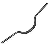 Aliumininis dviračio vairas 780mm Pakėlimas 90mm Juodas