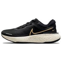 Nike  ZoomX Invincible Run Flyknit Black Metallic Gold Women Sneakers Sail CT2229-004 35.5 black