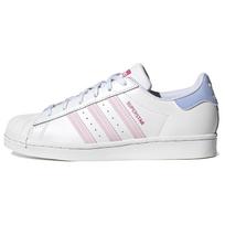 Adidas Superstar Balti Rožiniai Mėlyni Moteriški Kedai Debesies Baltumo Skaidri Rožinė Impulsinė Magenta HQ1906 36⅔ white