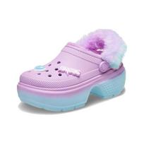 Aespa x Crocs Stomp Lined Clog Heaven and Earth Unisex Sneakers Purple Multi-Color 208688-90H 37-38