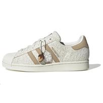 Adidas Superstar Snaigės ir Giliukai Moteriški Kedai Kreminiai Off-White Lino-Chaki IF3883 38⅔ gray