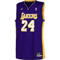 Adidas X NBA Collaboration Kobe Lakers 24 Print Rep Graphic Jersey Sleeveless Basketball Tank Unisex Tops Purple AEB836 S