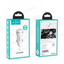 Automobilinis įkroviklis HOCO Z27 USB + "lightning" (5V 2.4A) (baltas)