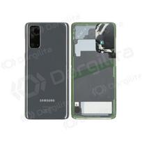 Samsung G981F / G980 Galaxy S20 galinis baterijos dangtelis pilkas (Cosmic Grey) (naudotas grade C, originalus)