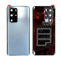 Huawei P40 Pro galinis baterijos dangtelis sidabrinis (Silver Frost) (naudotas grade C, originalus)