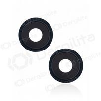 Apple iPhone 13 mini kameros stikliukas (2vnt) (Midnight) (su rėmeliu)