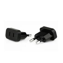 1 Pcs 4.0mm/4.8mm Power Plug Adapter US To EU Euro Europe Plug Power Plug Converter Travel Adapter Power Converter Outlet 4.8mm juoda