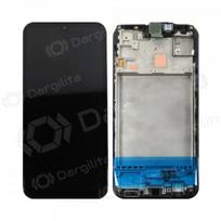 Samsung Galaxy M15 5G ekranas (juodas) (su rėmeliu) (originalus)