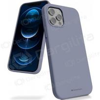 Apple iPhone 16e dėklas Mercury "Silicone Case" (levandos pilka)