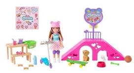 Lėlė Mattel Barbie Chelsea Skate Park HJY35