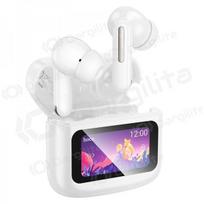 Belaidės ausinės su mikrofonu Hoco EQ14 Bluetooth 5.4 baltos