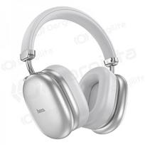 Belaidės ausinės su mikrofonu Hoco W35 Max Bluetooth 5.4 sidabrinės