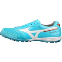 Mizuno Morelia M8 Aukščiausios klasės TF (Guminiai smeigės) Kengūros odos Smūgius sugeriantys Neslystantys Patvarūs Futbolo Batai Vyriški Futbolo Batai Pilki Balti Q1GB230025 39 blue