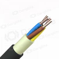 Jėgos kabelis Faber N2XH-J 3x4 mm² varinis XLPE CPR Cca 0.6/1 kV monolitas