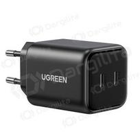 Telefono įkroviklis Ugreen X526 45 W USB-C + USB-C GaN PD QC PPS juodas