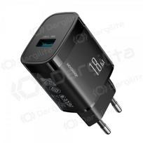 Telefono įkroviklis Joyroom JR-TF4 18 W USB-A PD QC juodas