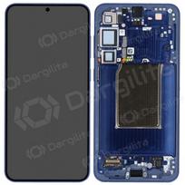 Samsung Galaxy S25+ ekranas (tamsiai mėlyna) (su rėmeliu) (assembled service pack)
