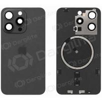Apple iPhone 15 Pro galinis dangtelis (juodas) (Premium)