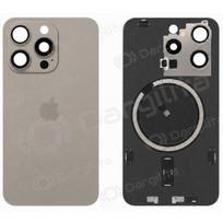 Apple iPhone 15 Pro galinis dangtelis (pilkas) (Premium)