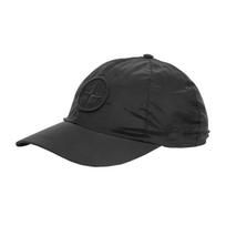 Stone Island 3D Logo Embroidered Outdoor Nylon Baseball Cap Unisex hats Black 731599576-V0029 M