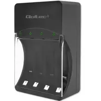 Qoltec Battery charger for NiMH type R03 AAA, R6 AA | 300mA