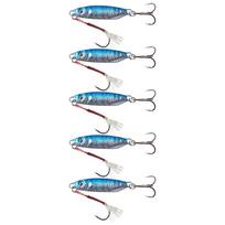 10/15/20/25/30g High Reflective Baits with Treble Hook Metal Cast Jigging Spoon Lures Saltwater Sinking Fishing Baits gray