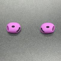 1Pair Silicone Ear Pads For Airpods 4 Case Wireless Earphones Protective Ear Caps Covers Eartips blue