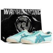 Onitsuka Tiger MEXICO 66 Kaleidoscope, Clear Breeze, Shopping Bag Abrasion Resistant Low top Casual Shoes Unisex Teal 1183A201-250(Team1023-S-BOX) 44