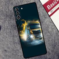 Truck Car Cover For Samsung Galaxy S24 Ultra S23 S22 S20 S21 FE S8 S9 S10 Plus Note 10 20 Ultra Case Note 20 Ultra