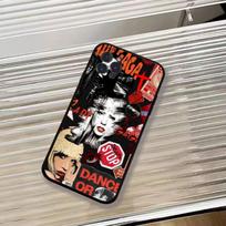 S-Singer L-Lady Gaga Phone Case For iPhone 17,16,15,14,13,12,11 Plus,Pro Max,XS,Soft Black Cover iPhone13ProMax black