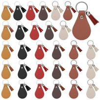 60Pcs/Set Lightweight Anti-rust Tassel Keychain Kit with Key Rings Exquisite Key Fob Making Kit with Charms Craft Supplies 60pcs gray