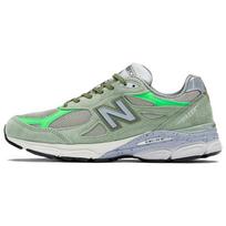 Patta x New Balance 990v3 Pagaminti JAV Laikykite šeimą arti Unisex Kedai Žalia alyvuogė M990PP3 42 gray