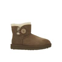 UGG Mini Bailey Button 2 Batai Kaštoniniai Moteriški Sportbačiai Rudi 1016422-CHE 36