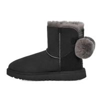 UGG trumpi sniego batai su banteliu moteriški batai juodi 1132018-BLK 36 gray