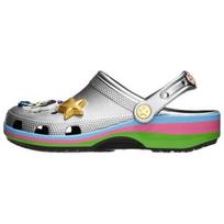 Galingosios mergaitės x Crocs Classic Clog Metalinis sidabrinis Unisex sportbačiai 210256-001 45-46