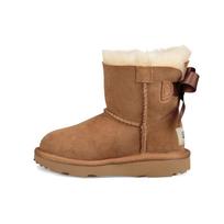 UGG Mini Bailey Bow II Boot Chestnut (Toddler) Kids Sneakers 1017397T-CHE 26 brown