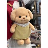 Pudelio lėlė mokyklinė kuprinė Mažas nosies Ga kuprinė Mielos animacinės lėlės kuprinė Dovana 40cm0.3kg