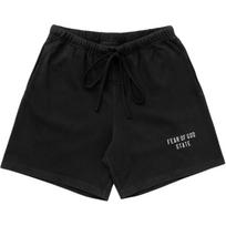 Fear of God Essentials Heavy Jersey Soccer Short Black Men Bottoms 160BT244160F L black