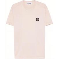 Stone Island SS25 Logo Embroidered Comfortable Simple Crew Neck Short Sleeve T-Shirt Men T-Shirts K1S1521000-39S0013-V0082 L