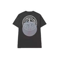 Stone Island Ss22 Logo Print Crew Neck Short Sleeve T-Shirt Men Tops Charcoal 76152NS94-V0065 S